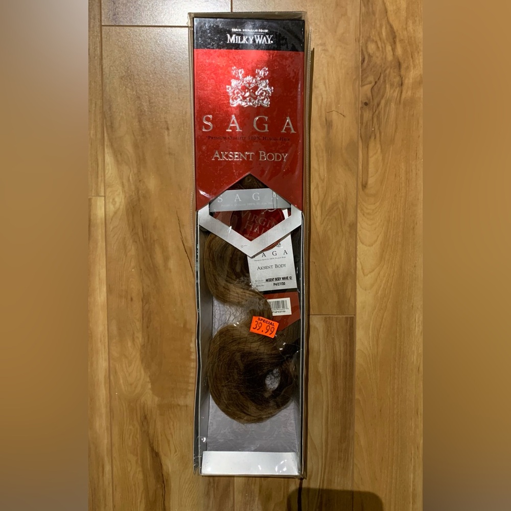 Saga Aksent Body Wave 12 Hair Extensions P4/27/30